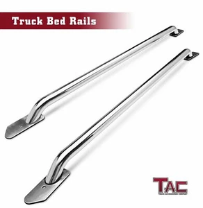 TAC For 1994-2023 Dodge Ram 1500 Side Bed Rails 6.5' Standard Bed S/S Side Rails - Picture 1 of 6