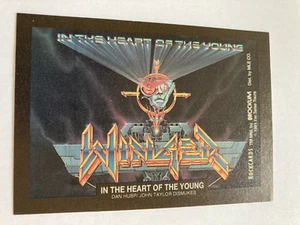 1991 Brockum RockCards Artwork Stick-Ons - Im Herzen des jungen WINGER - Bild 1 von 2
