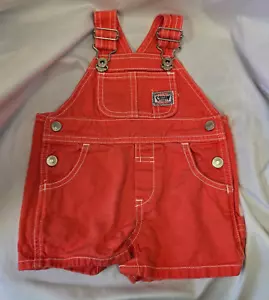 Salopette pantaloncini vintage Y2K Baby Gap Classic utility pittore falegname denim 0-3 - Foto 1 di 4
