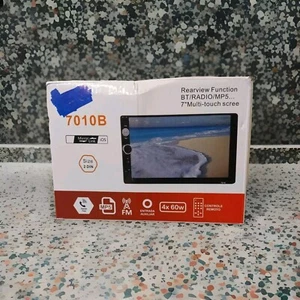 7010B 7" Double 2 DIN Car MP5 Player Stereo Radio Bluetooth Mirror Link GPS +Cam - Picture 1 of 6