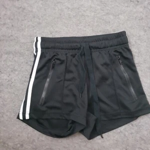 Roma Concept Shorts Girls S Small Black White Zipper Workout Running Gym Kids - Picture 1 of 9