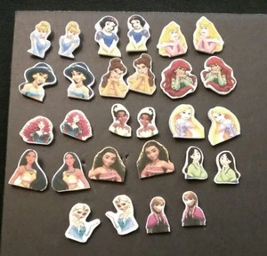 Disney Princess Earrings set 14 pairs Princesses Ariel Belle Moana Tiana Mulan - Bild 1 von 8
