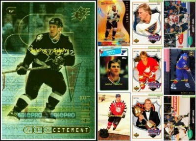 100++ BRETT HULL SINGLES INSERT GAME JERSEY LIMITED AUTO HOLO LOT  YOU PICK LIST - Image 1 of 2