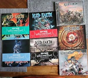 ICED EARTH CD LOT Slave To The Dark 2008 lp Miniature Series 2 Singles Glorious - Picture 1 of 4