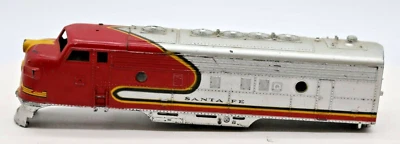 Vintage HO Scale Santa Fe Locomotive Shell, TYCO HO Shell Only RR EMD F7 - Image 1 of 4