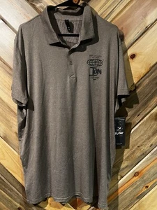 GLYDER LIMITLESS MOVEMENT ION OFFICIAL XLARGE THREE BUTTON POLO NWT - Picture 1 of 8