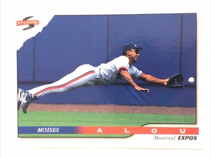 1996 Score #75 Moises Alou Montreal Expos MLB Baseball Card