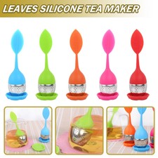 Infusore per tè colino foglie di tè sciolto erba spezie filtro silicone diffusore riutilizzo