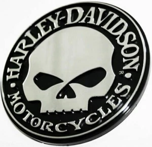 Friese A Erleichterung Harley Davidson Skull Emblem Logo Schädel Emblem Leimholz - Bild 1 von 12