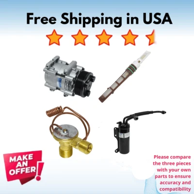 Kit Compressor A/C Fit Ford E-350 Super Duty 1999-00, Econoline Super Duty 98-99 - Image 1 of 4