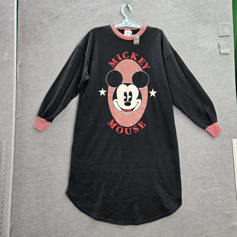 De colección Mickey & Co. Mujeres Ropa de Dormir M Negro Estampado Gráfico Ratón Años 90 EE. UU. NUEVO CON ETIQUETAS Foto 1 de 4