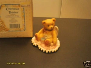 Cherished Teddies _  Little Bundle of Joy - cupid baby girl on pillow  1994 - Picture 1 of 3