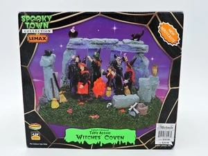 Lemax Spooky Town WITCHES' COVEN 2007 NO MOVEMENT table accent Lighted Halloween - Picture 1 of 8