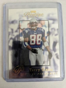 🏆 2000 Playoff Prestige Performers /2500 TERRY GLENN #230 NEW ENGLAND PATRIOTS - Foto 1 di 2