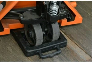 Lot of 6 NEW Pallet Jack Stop Stopper Chock Rubber Ships from USA Top Quality - Picture 1 of 1