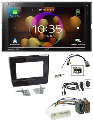 JVC DAB MP3 2DIN Bluetooth USB Autoradio für Isuzu D-Max 2020 2021 Klavierlack - Bild 1 von 4