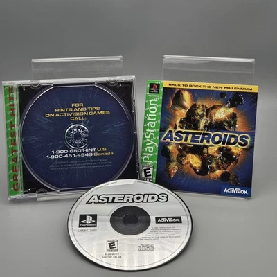 Asteroids Playstation PS1 Complete CIB Greatest Hits Refurbished Excellent - Image 1 of 2
