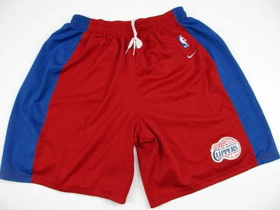 Mens Large Los Angeles Clippers Nike Team Shorts red vintage - Image 1 of 4