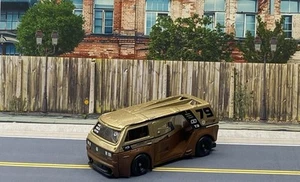 Loose Hot Wheels: VW T3 Custom With Real Riders Wheel Swap Box Ships - Picture 1 of 17