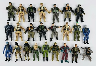 Lote De 24 Figuras De Acción Militares Chap Mei De Colección Diversas Foto 1 de 4