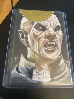 Buffy The Vampire Slayer Collectors Set Sketch Card by Lee Lightfoot - Image 1 of 2