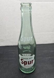 VTG 1947 Pop ACL Soda Bottle 6 oz Canada Dry Spur Cola Beverage B3-14 - Picture 1 of 6