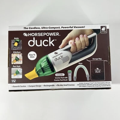 NEW Horsepower Duck Cordless, Ultra-Compact, Powerful Vacuum As Seen On-TV - Image 1 of 4