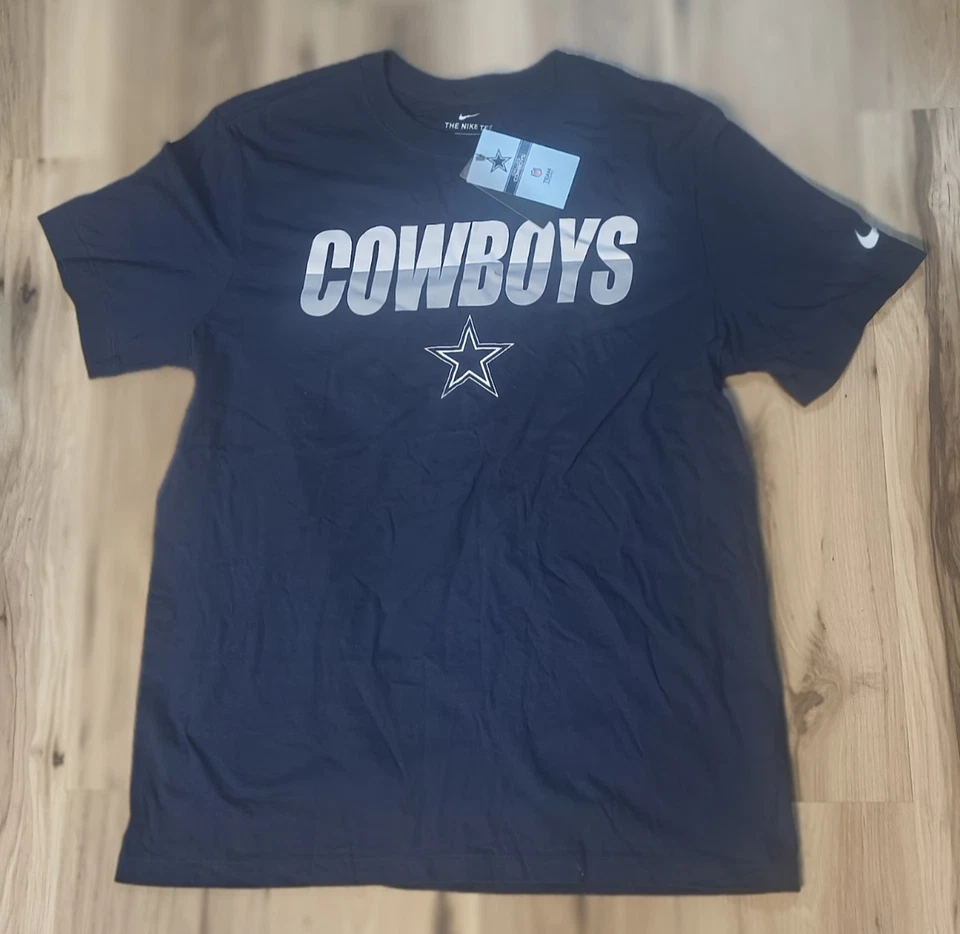 Мужская синяя футболка Nike Dallas Cowboys размер большой - Изображение 1 из 1