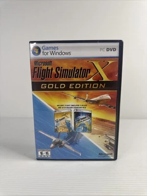 Microsoft Flight Simulator X Gold Edition PC Windows w/Acceleration Expansion - Image 1 of 4