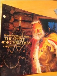 Stephen Lyman 1993 Spirit Christmas PROMOTION ephemera RARE COLLECTORS leaflet - Picture 1 of 8
