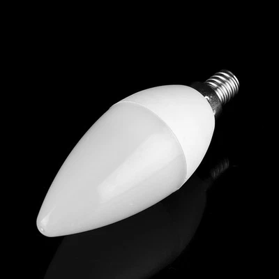 (E12RGB+Warm White)3W Multi Color Changing LED Candle Light Bulb AC85-265V TU - Image 1 of 4