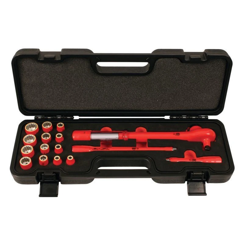 Wiha Tools 30192 Insulated Drive Ratcheting Torque Wrench Metric Socket Set - Image 1 of 1
