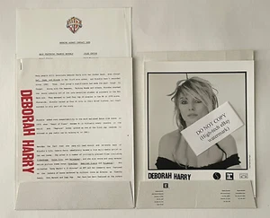 RARE Vintage 1989 Deborah Harry Blondie Press Kit w/ Glossy Promo Photo, Folder - Picture 1 of 6