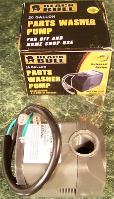 Replacement PARTS WASHER SOLVENT PUMP submersible Black Bull for 20 Gallon Units - Image 1 of 4
