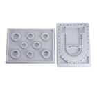 2 Pcs Perlenbrett Perlen-Design-Boards Mini-Zubehör Armbänder Kind Lieferungen