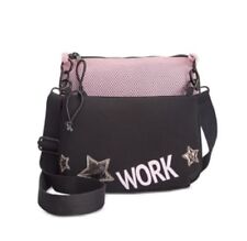 ideology 2 Purse Set $60 NWT Crossbody Shoulder Bag Emoji Stars WORK Pink Black