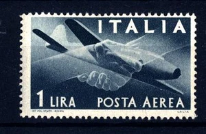 ITALIA REP. - PA - 1945 - Serie "Democratica" - Filigr. Ruota - 1 L. - Stretta d - Imagen 1 de 1