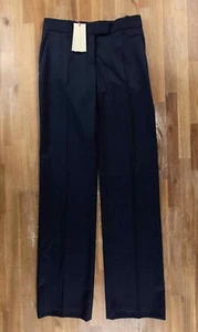 STELLA MCCARTNEY navy blue wool wide leg pants 38 IT / 2-4 US authentic NWT - Picture 1 of 8