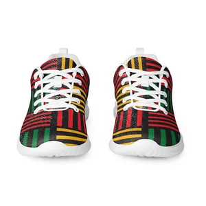 Women’s African Print Athletic Shoes - Picture 1 of 22
