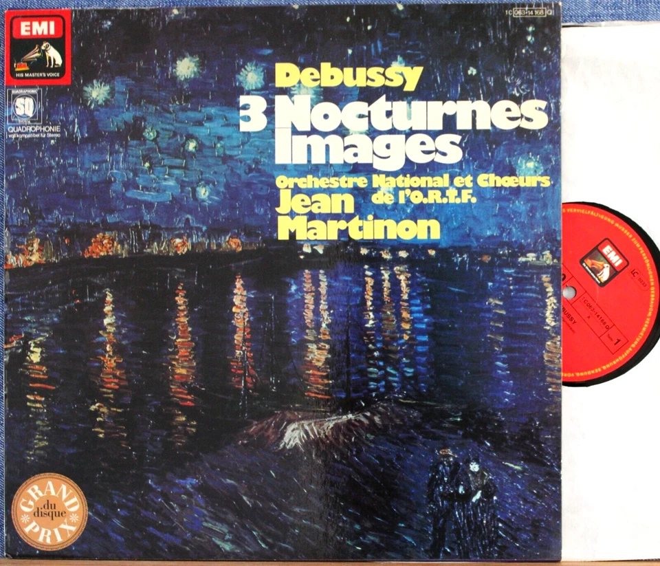 Martinon. Debussy (Nocturnes; Images). EMI 063-14 168. NM - Image 1 of 1
