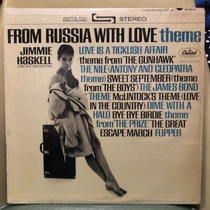 Cheesecake Cover From RUSSIA WITH LOVE Theme LP JIMMIE HASKELL Capitol SPY Jazz - Picture 1 of 7