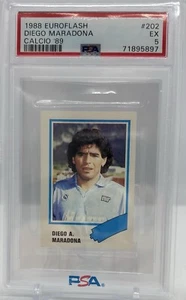 1988 EUROFLASH CALCIO '89 202 DIEGO MARADONA PSA 5 - Picture 1 of 2