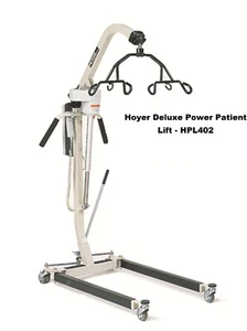 Hoyer Deluxe Power Patient Lift - Model HPL402 - Includes Free Sling! - Picture 1 of 9