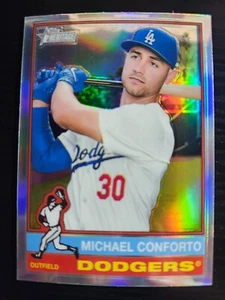 Topps Heritage 2025 cromo refractor Michael Conforto #297 Dodgers - Imagen 1 de 2