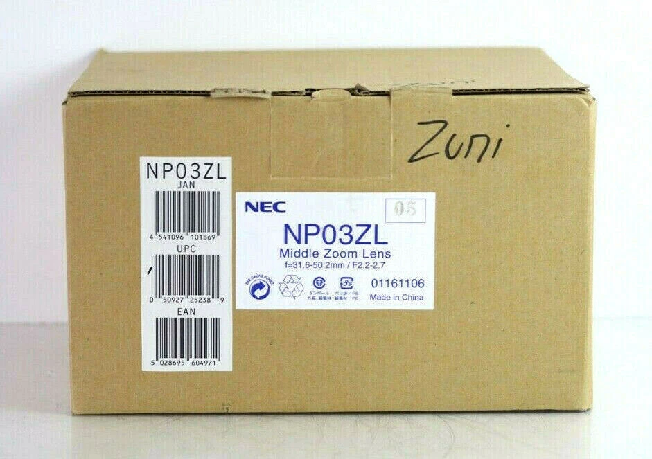 NEC Display NP03ZL Zoom Lens (NP03ZL) B7Z - Image 1 of 2