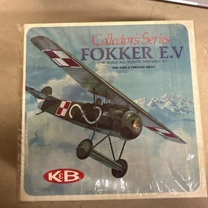K&B 1135-170 1/48 Scale Fokker E V From 1972 Still Sealed! - Picture 1 of 6