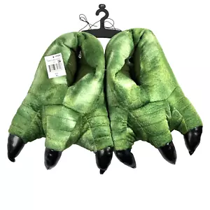 Dino Claw Dinosaur Plush Slippers for Children 3/2 - Picture 1 of 8