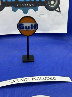 1/64 scale diorama gulf oil/ gas sign - Image 1 of 4
