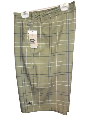 Pantalones Cortos Híbridos RUSTY KAPA HYBRID - Verde Ejército - Talla 34 - Nuevos con Etiquetas Foto 1 de 2