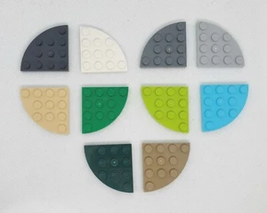 LEGO Parts Plate Round Corner 4 x 4 30565 [4 pieces] Choose Color - Picture 1 of 12